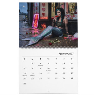 Punk Zeemeermin 2027 Kalender