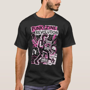 Punk Zine Revolutie T-shirt – Geen Meester Geen Re
