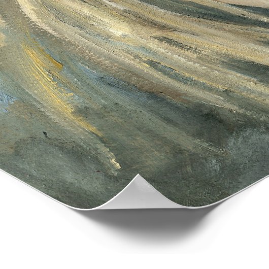 Punk zonnebrillen Groot Vrouw Portret Unique Artsy Poster (Hoek)