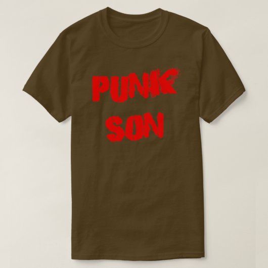 Punk zoon t-shirt (Design voorkant)