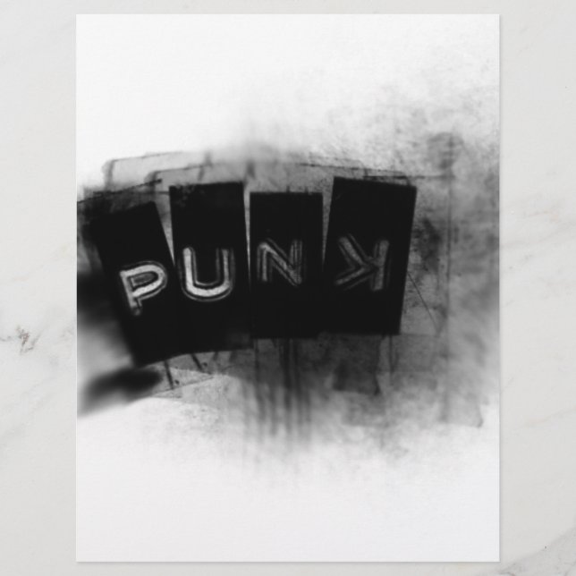 Punk zwart-wit (Voorkant)