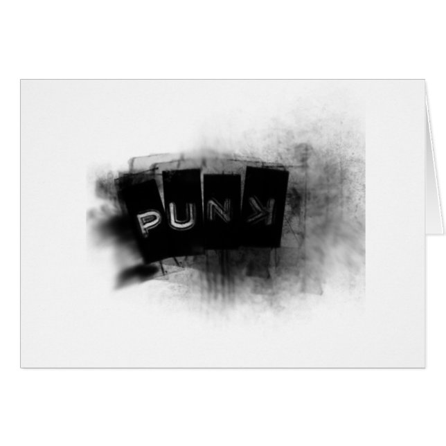 Punk zwart-wit (Voorkant Horizontaal)