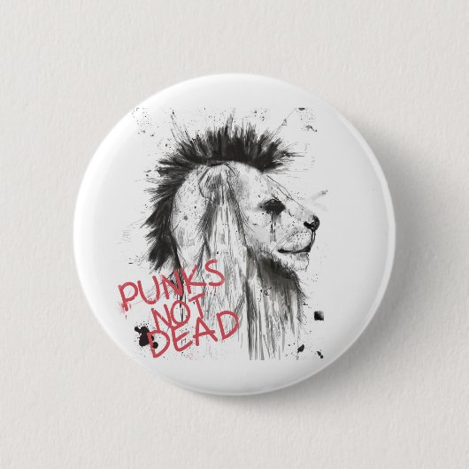 Punken niet dood ronde button 5,7 cm (Voorkant)