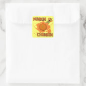 Punkin Chunkin Vierkante Sticker (Tas)