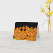 Punkins kerstkaart kaart (Gele Bloem)