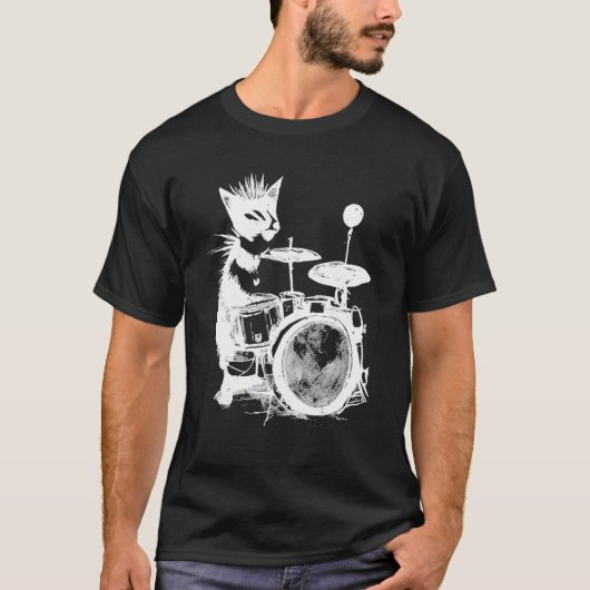 Punkkat drumt 2 t-shirt (Voorkant)