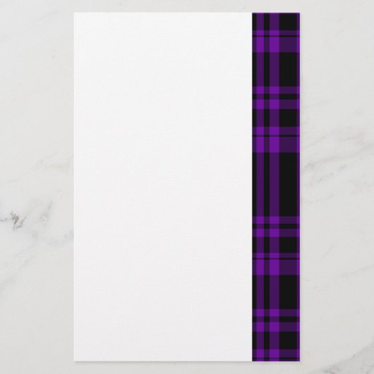 Punkpaarse ruit briefpapier (Voorkant)