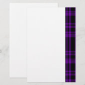 Punkpaarse ruit briefpapier (Voorkant / Achterkant)
