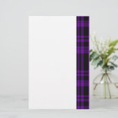Punkpaarse ruit briefpapier (Staand voorkant)