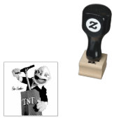 punkpop met TNT zuiger Rubberstempel (Gestempeld)