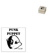 Punkpop (ontwerp van Erica Crooks) Rubberstempel (Gestempeld)