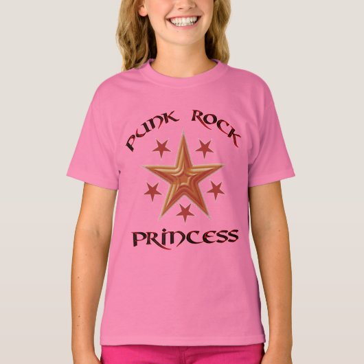 PunkRock Princess ss2 T-shirt (Voorkant)