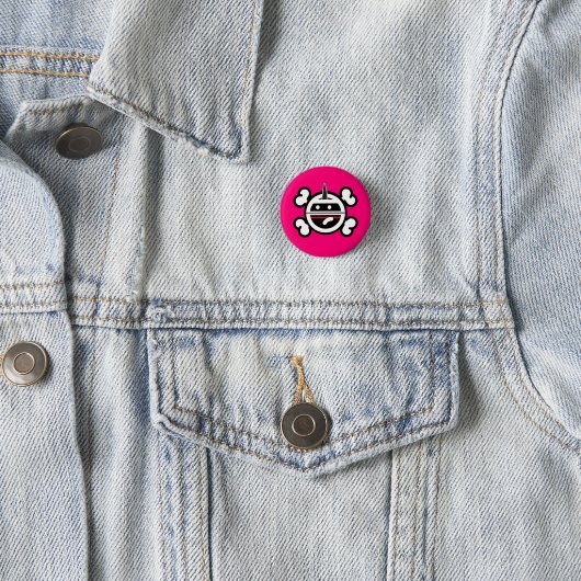 Punkrock Unicorn pin Ronde Button 3,2 Cm (In situ)
