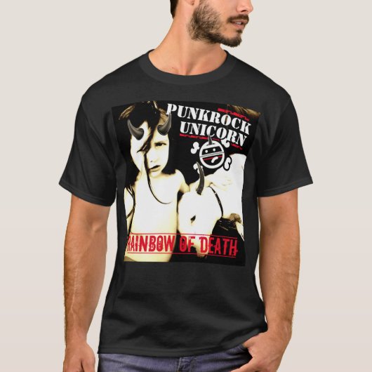 Punkrock Unicorn T-shirt (Voorkant)