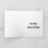 punkrockkerstkaart kaart (Binnen)