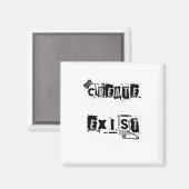 Punk's Creed Creëer Magneet (Voorkant / Achterkant)