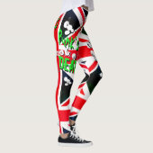 Punks niet Dode God Save Punks Grunge Union Jack Leggings (Rechts)