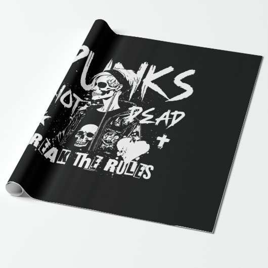 Punks niet dood cadeaupapier (Uitgerold)