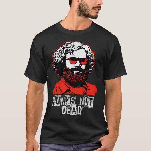 Punks niet dood, Karl Marx, Oi, Punkrock, Punk Pul T-shirt (Voorkant)