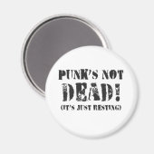 Punks niet dood! magneet (Voorkant / Achterkant)
