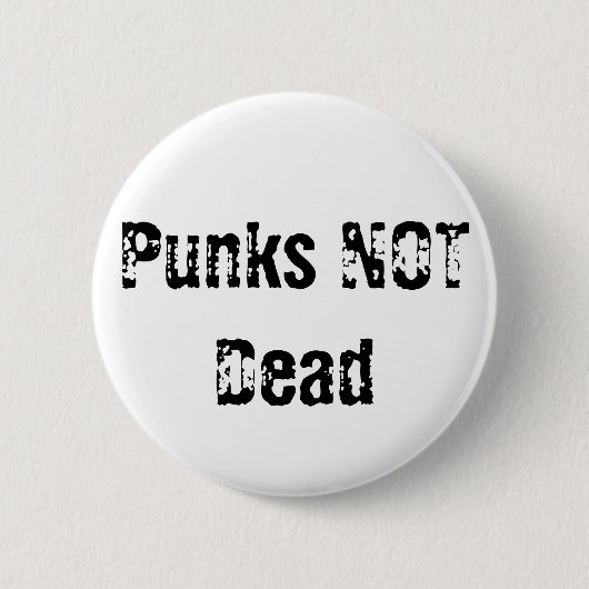 Punks NIET dood Ronde Button 5,7 Cm (Voorkant)