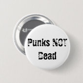 Punks NIET dood Ronde Button 5,7 Cm (Voorkant /achterkant)