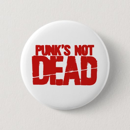 Punks niet dood ronde button 5,7 cm (Voorkant)