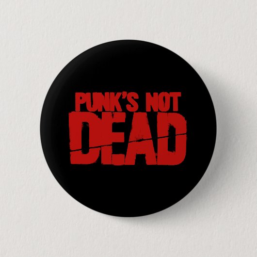Punks niet dood ronde button 5,7 cm (Voorkant)