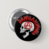 PUNKS NIET DOOD RONDE BUTTON 5,7 CM (Voorkant /achterkant)
