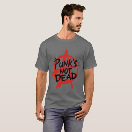 Punks niet dood T-Shirt (Voorkant volledig)