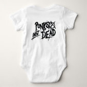 Punks not Dead - Baby Jersey Bodysuit 0-24 m (Achterkant)