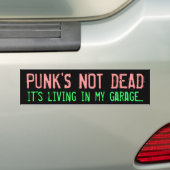 "Punk's not Dead"-Bumpersticker Bumpersticker (Op auto)