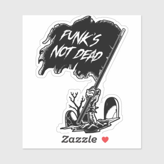 Punk's Not Dead  Sticker (Vel)