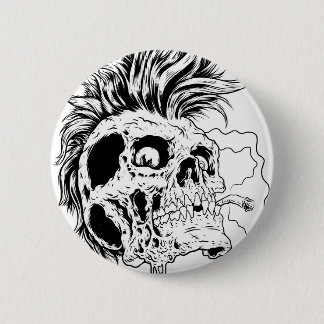 Punkskull-Button Ronde Button 5,7 Cm