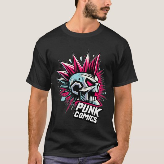 Punkstrips T-shirt (Voorkant)