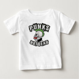 Punkt Not Dead Skull Mohawk Punk Rock Rocker
