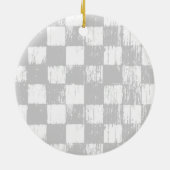 Punkt Not Dead Skull Mohawk Punk Rock Rocker Keramisch Ornament (Achterkant)