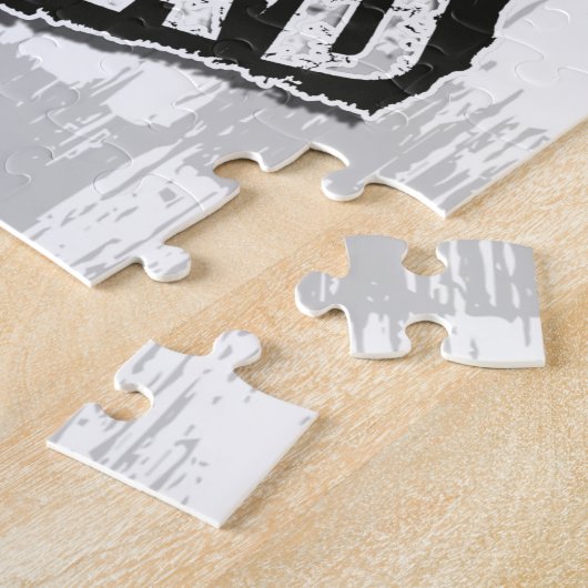 Punkt Not Dead Skull Mohawk Punk Rock Rocker Legpuzzel (Zijkant)