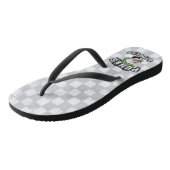 Punkt Not Dead Skull Mohawk Punk Rock Rocker Teenslippers (Schuin)