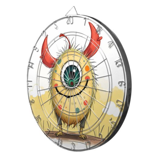 „Pünktchen das Einauge“ Dartbord (Voorkant Rechts)