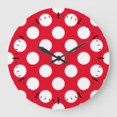 Punkte Weiss Rot Grote Klok (Voorkant)