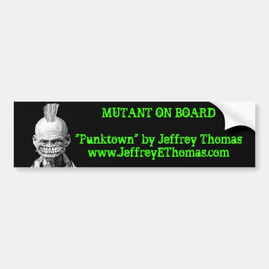 Punktown bumper sticker (Voorkant)