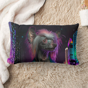 Punky de Chinese Crested Dog Pillow Kussen