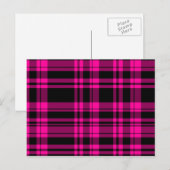 Punky Hot Pink Briefkaart (Voorkant / Achterkant)
