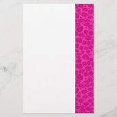 Punky Hot Pink Leopard Print Briefpapier (Voorkant)