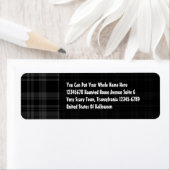 Punky Plaid Black Etiket (Insitu)