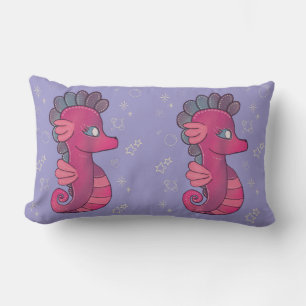 Punky zeepaard Schattig Roze Zeepaard Kussen