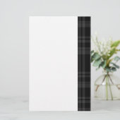 Punky Zwarte Ruit Briefpapier (Staand voorkant)