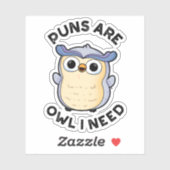 Punnen zijn hol ik heb grappige dierenbonnen nodig sticker (Vel)