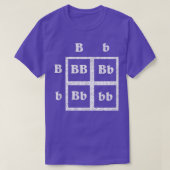 Punnet Square Science Distressed Shirt - Genetics  (Design voorkant)